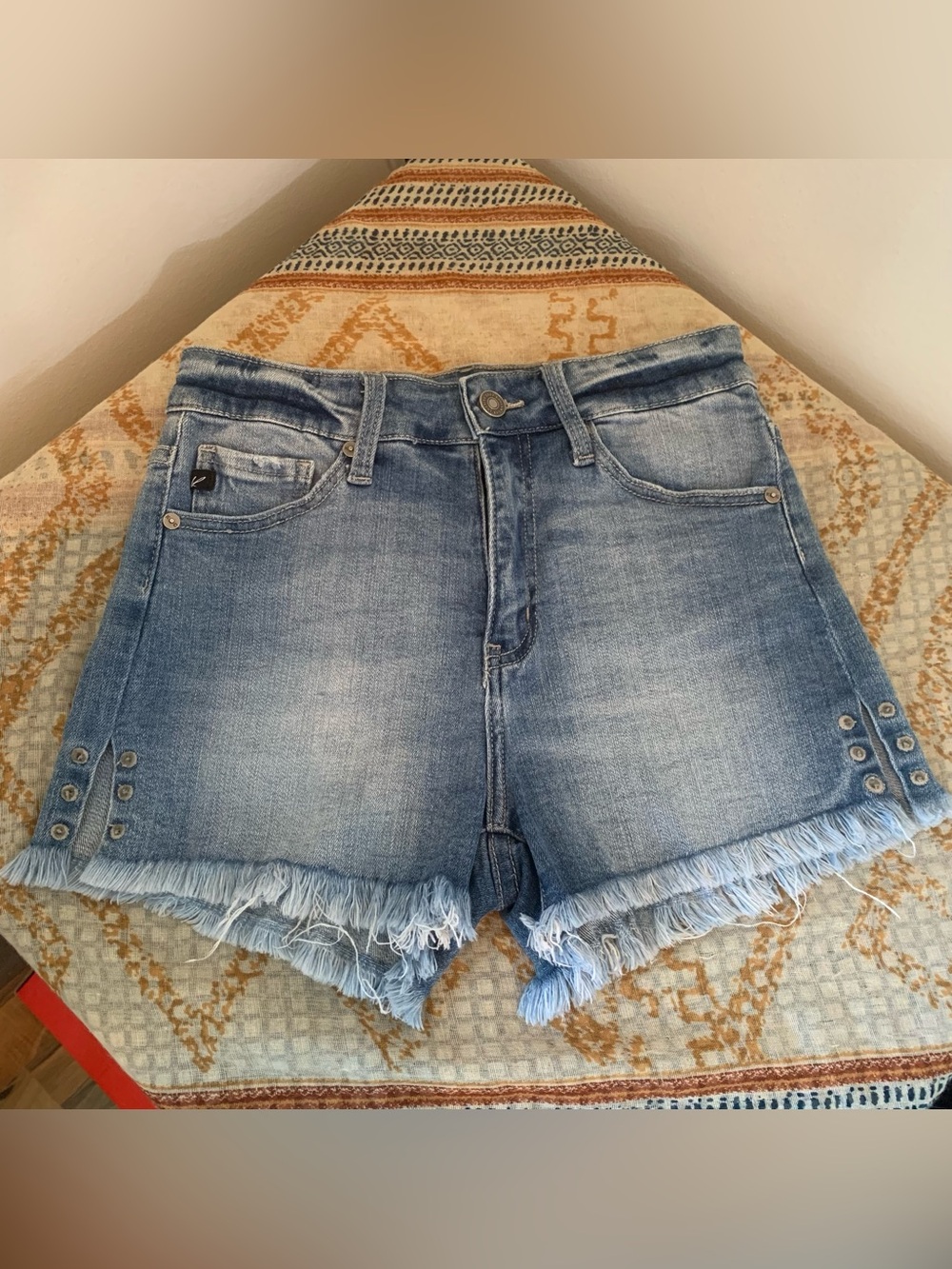 KanCan High Rise Denim Shorts